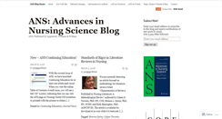 Desktop Screenshot of ansjournalblog.com